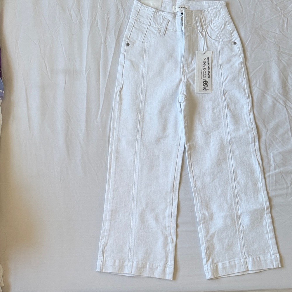 White High-Waisted Women Jeans